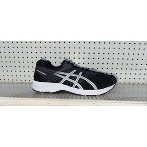 ASICS GEL-Contend 5 Mens Athletic Running Shoes Size 12 4E WIDE Black White
